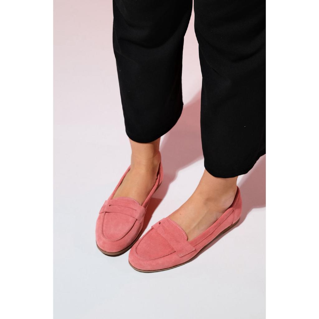 F02 Clay Suede Women's Ballerinas