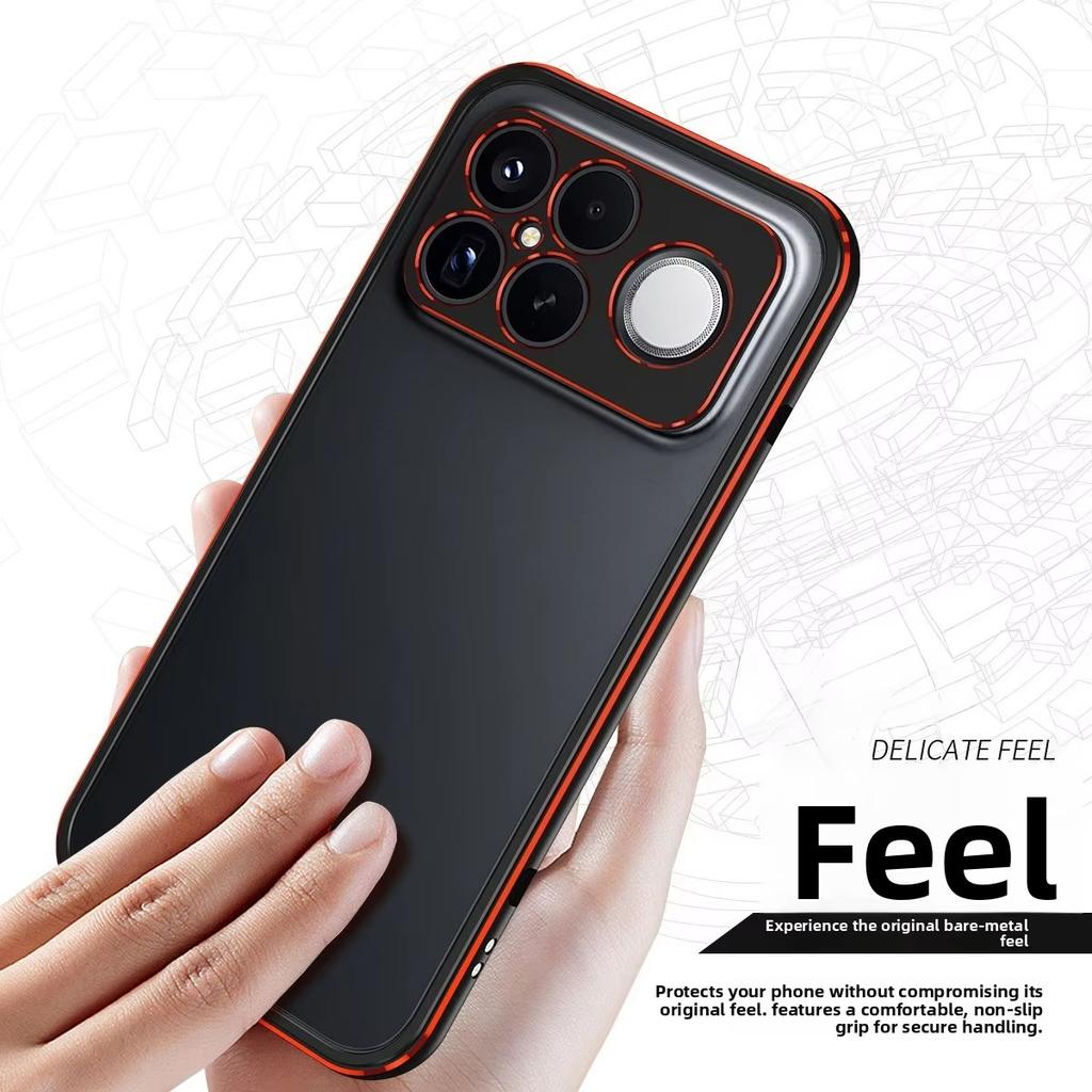 Hoesje voor POCO F9 F8 Ultra Pro Lichtgewicht Aluminiumlegering Frame Warmteafvoer Valbescherming Cover Schokbestendige Bumper Funda