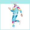 Adult Couple Punk Hip Hop Dance Costume With Polyester Fabric For Halloween Party Performance