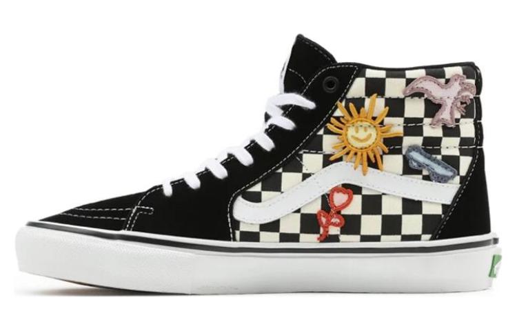 Sk8 Skateistan x Sk8 Skate Vans-Hi  Checkerboard  VN0A5FCC89C 36