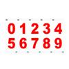 5Pcs High Temperature Waterproof Invisible Digital Sticker  for Vehicles/Car/SUV