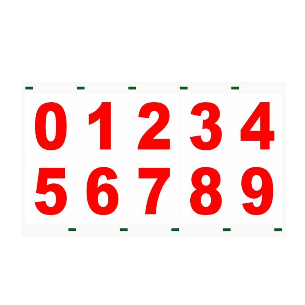 5Pcs High Temperature Waterproof Invisible Digital Sticker  for Vehicles/Car/SUV