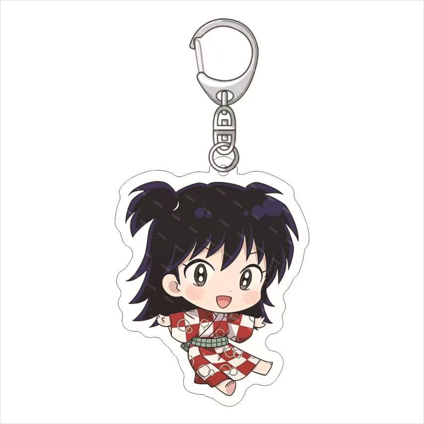 Inuyasha Keychain: Kagome, Miroku, Sango, Shippo & Sesshomaru Charm Set