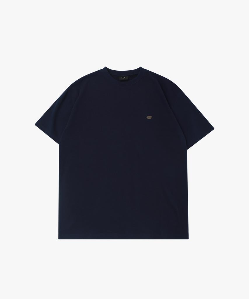 ESN Ensconce Patch Muscle T-Shirt Navy