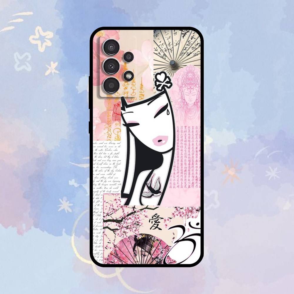 

AAA Япония T-Tokidokis Чехол для телефона для Samsung Galaxy A73,A72,A71,A70,A53,A52,A51,Другие Мягкий черный чехол Samsung a31