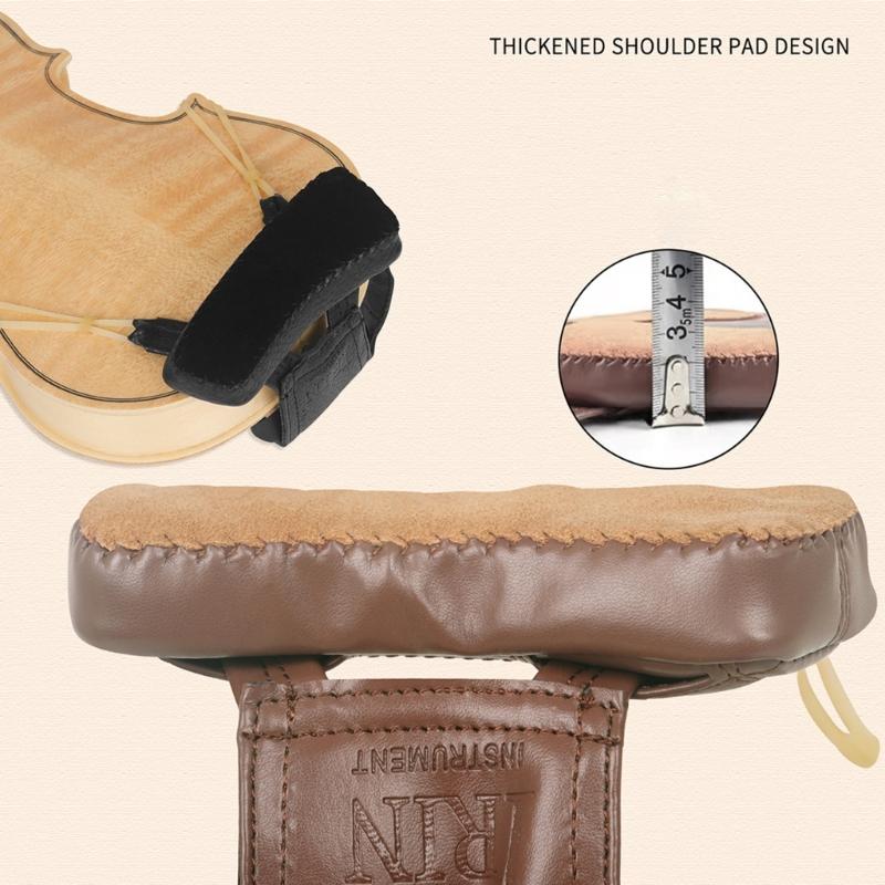 Violin Chin Rest Pad Soft Cover Protector Violin Shoulder Rest Pad Replacement Soft Violin Shoulder Rest Protector
