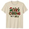 Merry Christmas Holidays Graphic Unisex Tee Unisexs TShirt Unisexs Top Festive