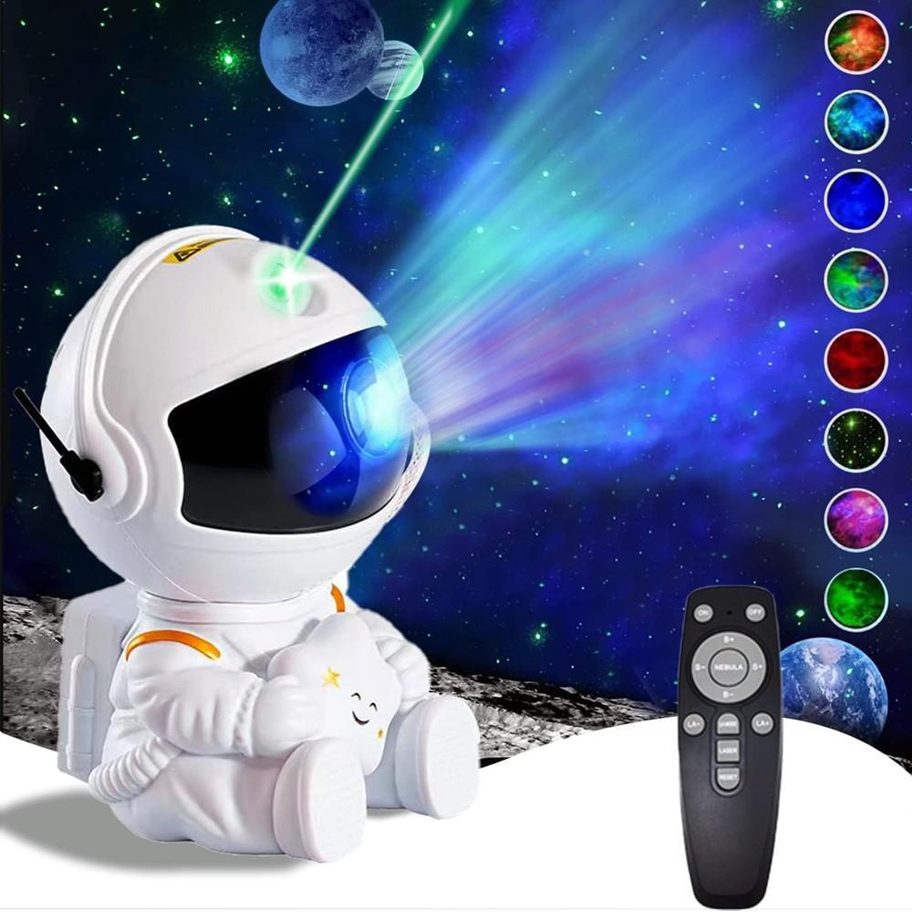 

Добавьте звездное небо в свой дом с помощью проекционной лампы Astronaut Black A