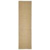 VidaXL Tapis Sisal naturel 80x300 cm 136308