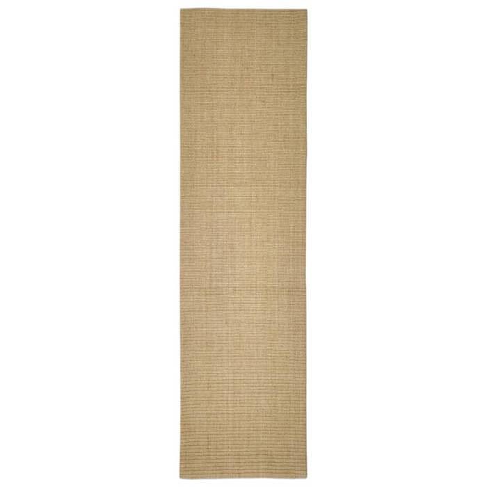 VidaXL Tapis Sisal naturel 80x300 cm 136308