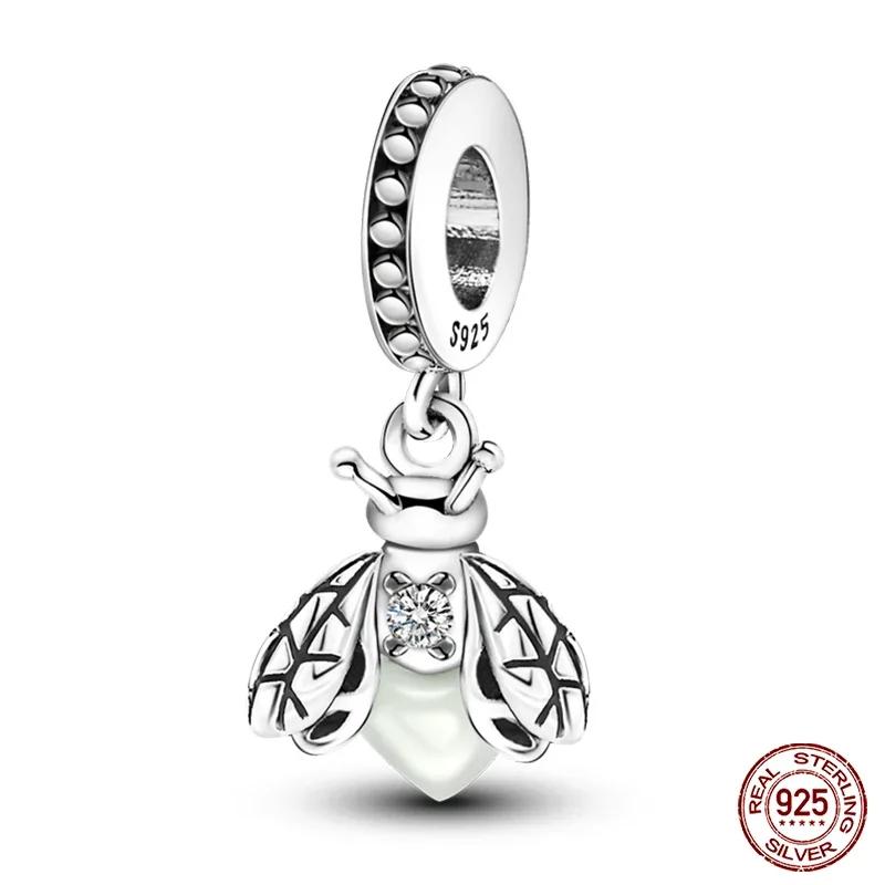 925 Silver Fashion Camera Coffee Cup Flower Charms Beads Fit 925 Original Bracelet DIY Birthday Jewelry Making for Women