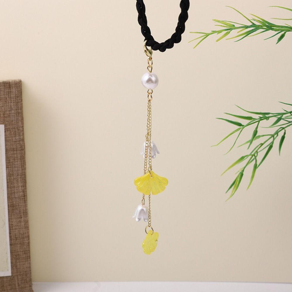 Tassel Hanfu Tassel Headwear Hair Band Weave Hair Rope Retro Chinese Style Rubber Band  Hair Band