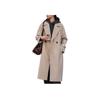Zara Loose Solid Color Double Breasted Coat Women coats Beige 3046299-450
