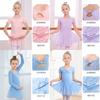 Kids Dance Costumes For Practice With Soft Cotton Fabric And Butterfly Detail