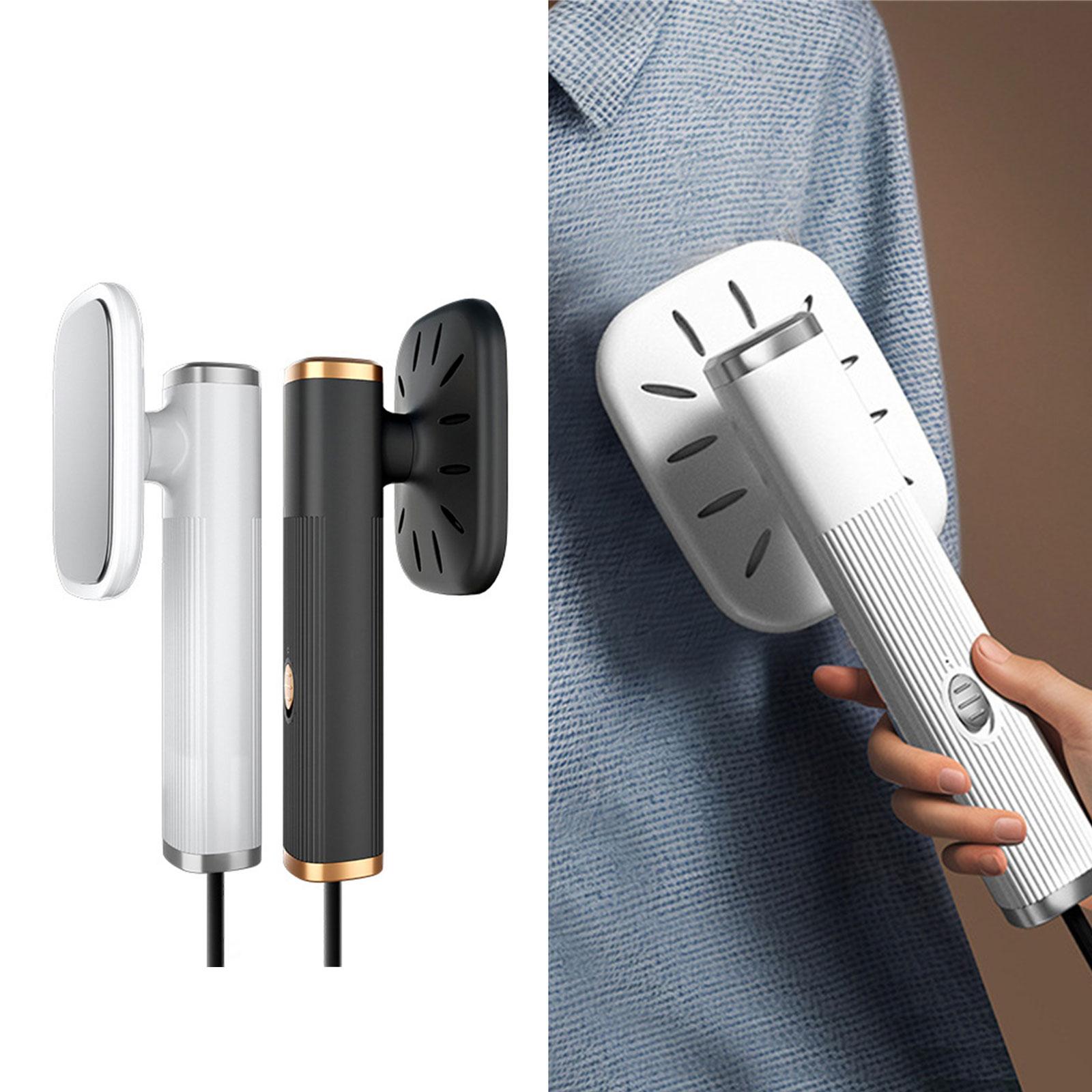 

Convenient Garment Iron Lightweight Travel Iron Rotating Steam Iron Travel Steamer Suitable for Home Hotel and Travel чорний