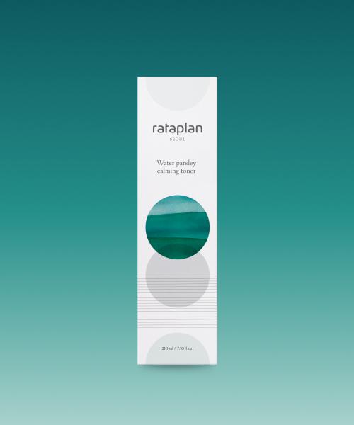 Rataflan Water Dropwort Calming Toner 210ml / Cica Skin for Trouble & Heat