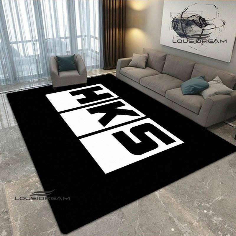 HKS Racing car logo printed carpet Living room bedroom non-slip carpets Yoga mat Outdoor rugs kawaii rug area rug birthday gift