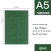 Custom Logo A5 Soft Leather Hardcover Notebook for Business Meetings