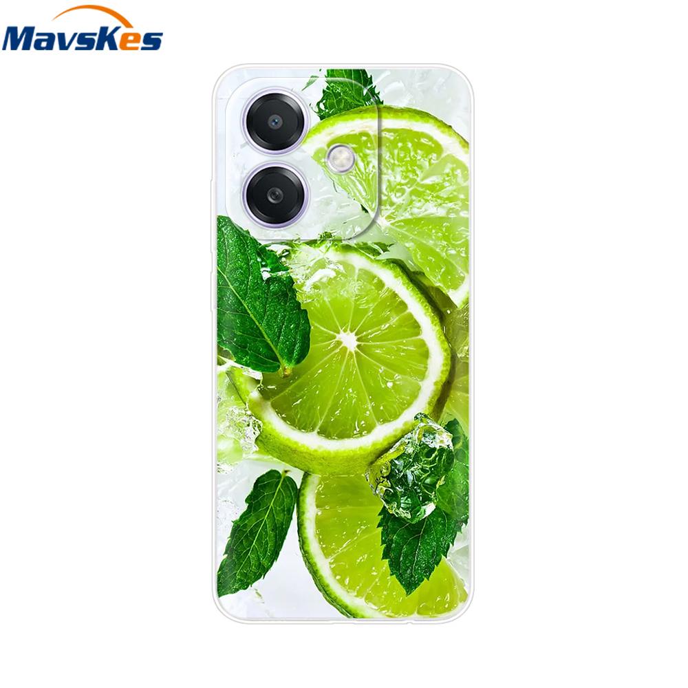 Soft Clear TPU Case For Oppo A3X A3 4G 5G 2024 Cases Soft Silicone Phone Cover for OPPOA3X OPPOA3 Protective Shell Cover Coque