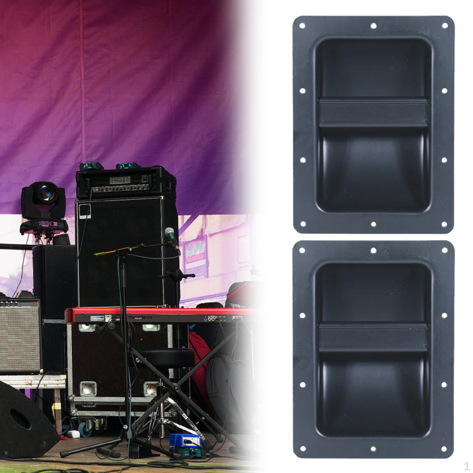 

2 шт. Ручки для акустических шкафов Аксессуары Боковая ручка Загруженный кейс Принадлежности для переноски