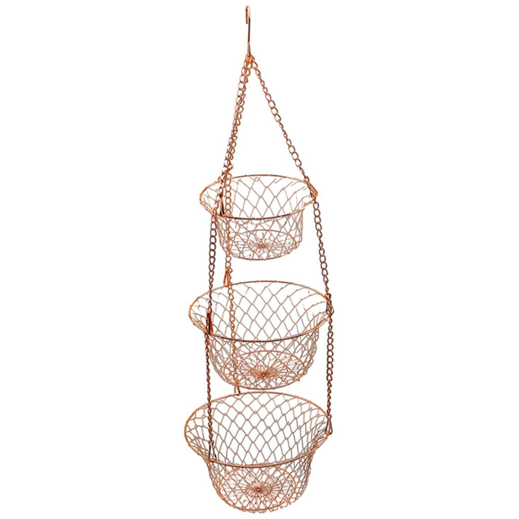 Fruit And Vegetable Basket, Hanger, Storage Holder, Kitchen Organizer