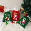30x40cm Large Christmas Gift Bag Velvet Santa Claus Candy Bags Drawstring Pouch Christmas Eve Party Apple Bag Packaging Bag