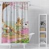 Home Duschvorhänge Für Badezimmer Landschaft Tiere Wasserdichter Stoff Badezimmervorhänge Moderner Duschvorhang 180X200 240X200