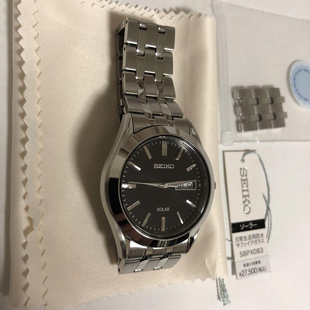 [USED] SEIKO SELECTION SOLAR SBPX083 Working