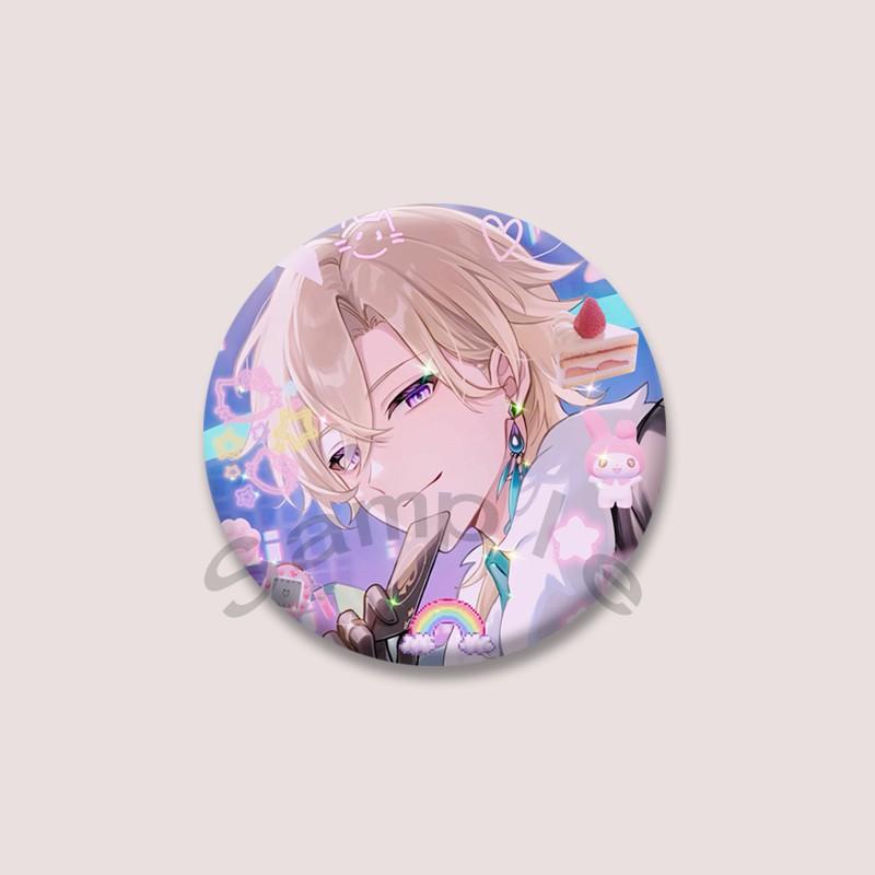 Game Series Honkai Star Rail Aventurine Badge Cartoon Character Soft Button Pins DIY Bag Hat Clothing Brooch Accessories Gifts