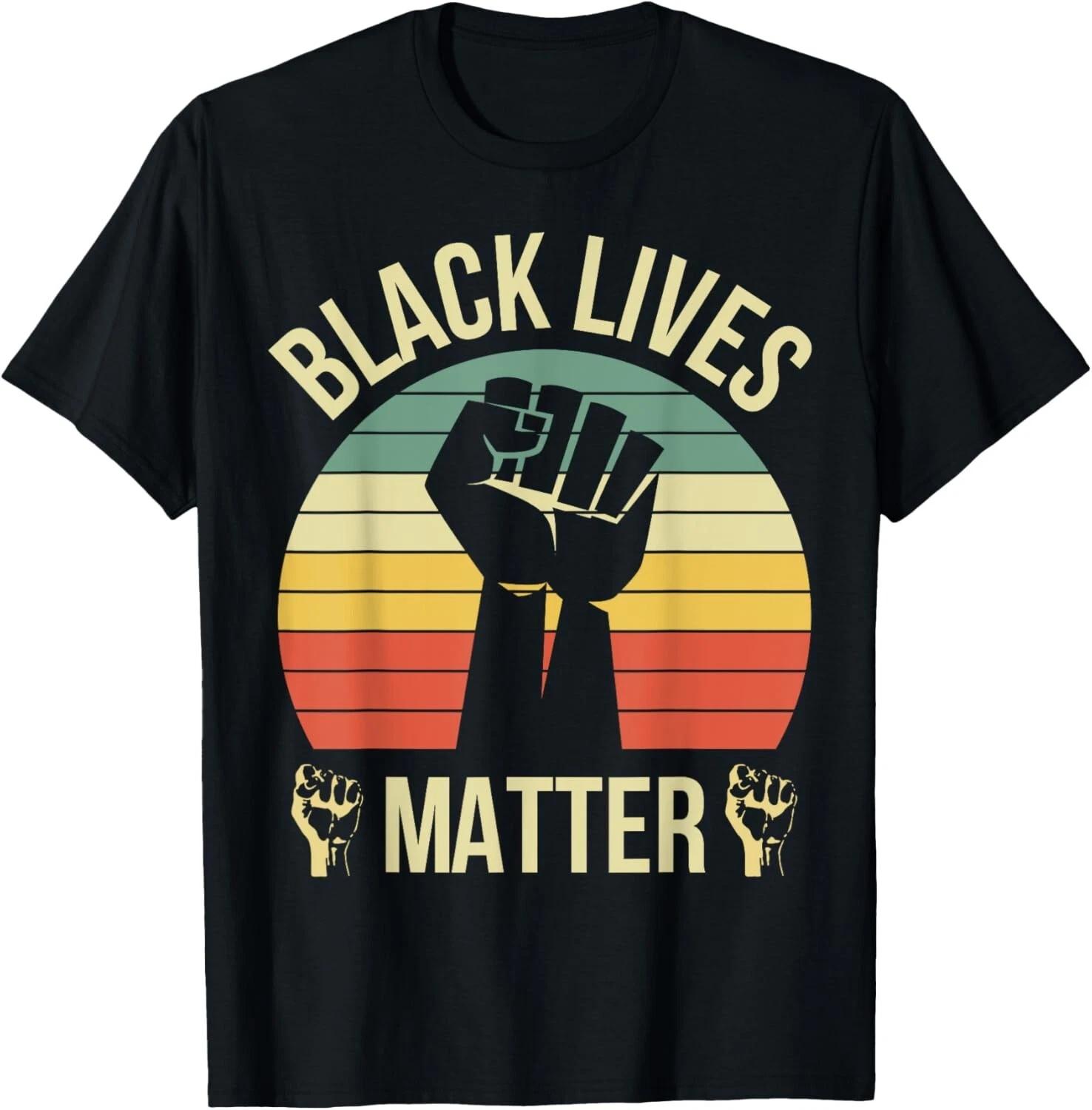 BLM - Distressed Black Lives Matter T-Shirts Gift Unisex T-Shirt S