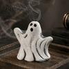 Incense Tube Holder Ghost Holder, Halloween Cute Ghosts Scents Burner, Resin Party Decor Waterfall Burner Backflow Decorative Home Desktop Whimsical
