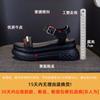 Sandals women's summer new 2025 thick sole increase of 7 cm fashion versatile buckle Roman muffin shoes trend
