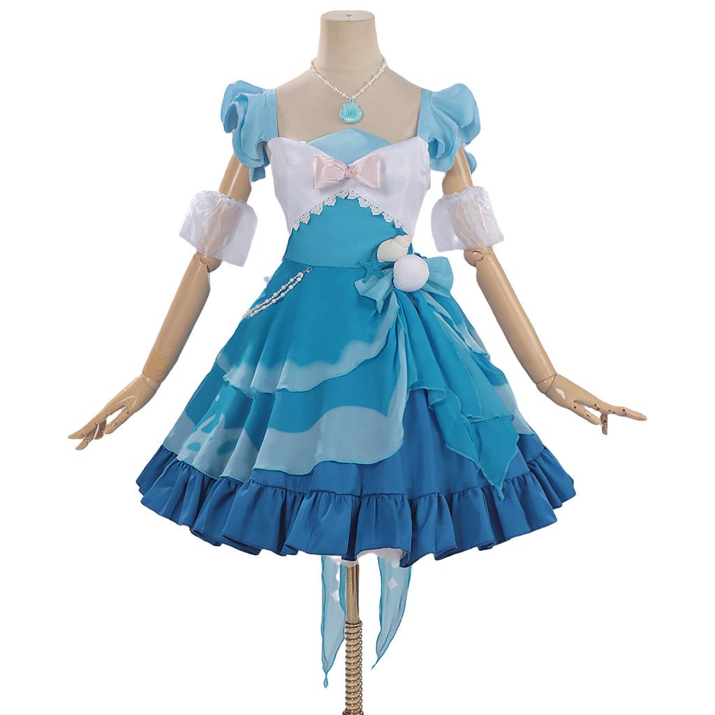 Escape from Fright Night Mute Colorful Summer Stella Game Anime Full Sling Costume