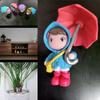 Lovely Sweet Umbrella Girl Figure Set of 4 All