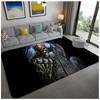 Abstract Skull Living Room Carpet, Bedroom Dining Room Floor Mat Ebay