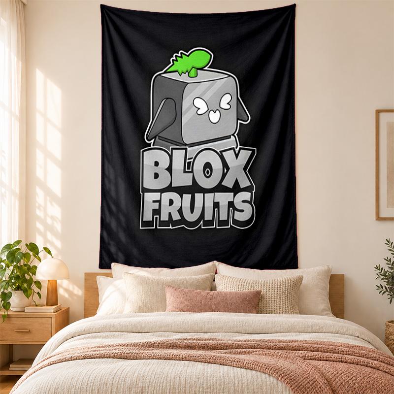 Arazzo Blox Fruits alta qualità per decorare pareti di soggiorno, camera da letto, dormitorio ideale come wall art per camera da letto o regalo di Natale
