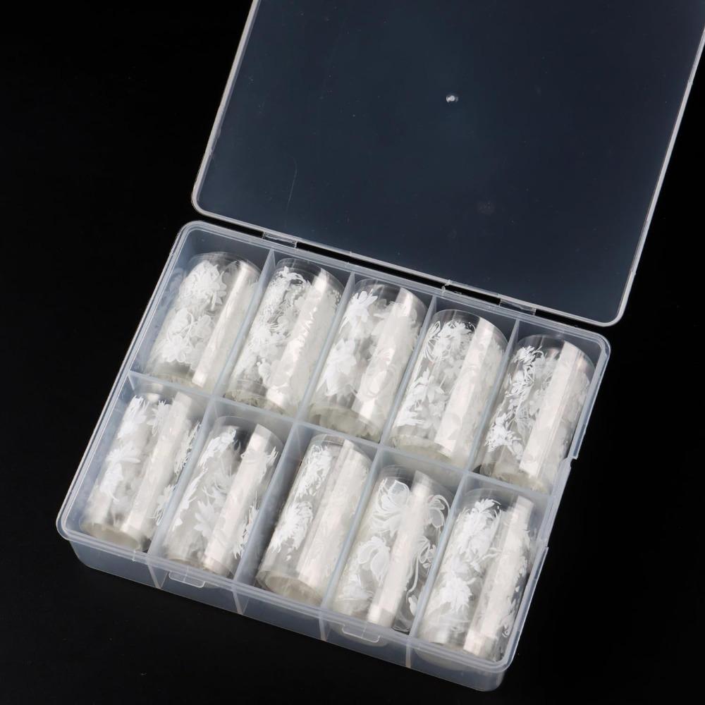 Cute Flower Nail Foils Floral Butterfly Nail Design Stickers New Transfer Stickers  Spring Summer