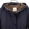 MACKINTOSH PHILOSOPHY Sanyo Shokai Quilted Jacket 36 Purple Hood Women Used