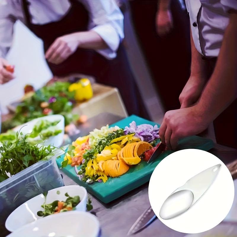Cuțit din Oțel Inoxidabil pentru Kiwi Instrument Ușor pentru Săpat, Curățat și Scobit Fructe, Lopățică pentru Curățat Pulpa Fructelor, Cuțit pentru Săpat Kiwi