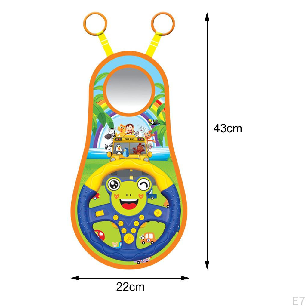 Motor Toddler Toy Sound Interactive Play Steering Wheel