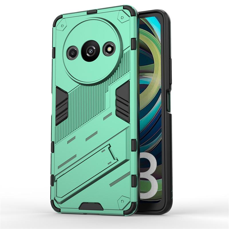For Xiaomi Redmi A3 Case Xiaomi Redmi A3 Cover Armor PC Stand Holder Shockproof TPU Protective Phone Cover For Xiaomi Redmi A3