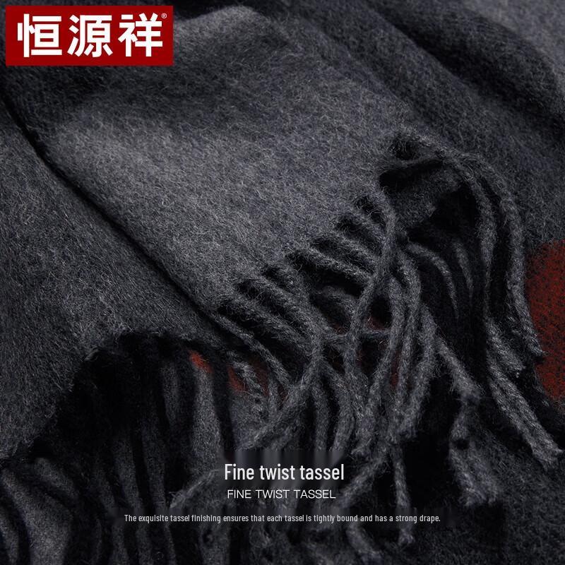 Hengyuanxiang Women's Pure Wool Autumn Winter Scarf & Shawl