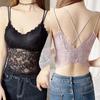 Soutien-gorge Camisole Push-Up Dentelle Papillon - Haut Bandeau Sans Dos Élégant pour Femmes