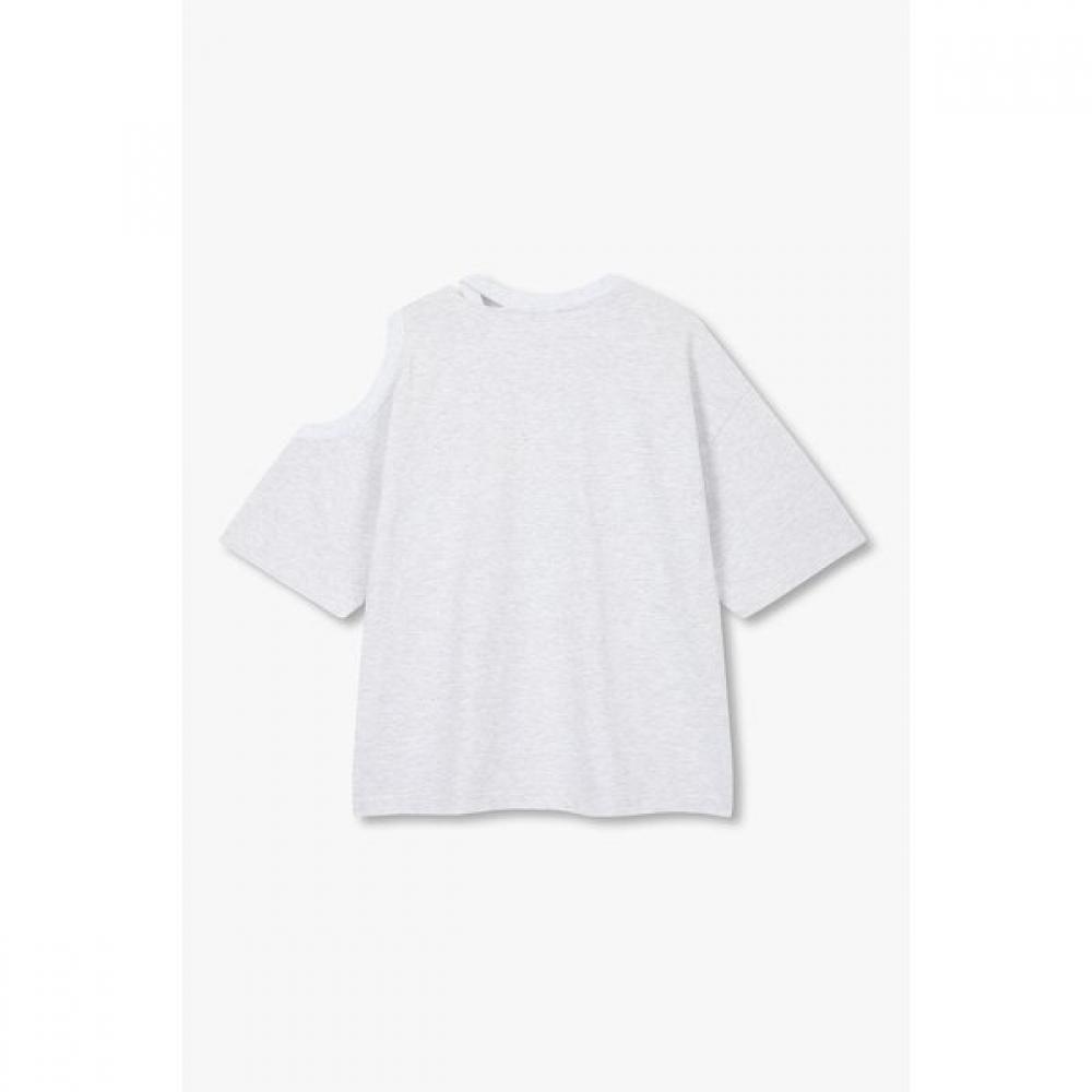 Studio Tomboy Oversized Split Detail Tee  9106222215 
