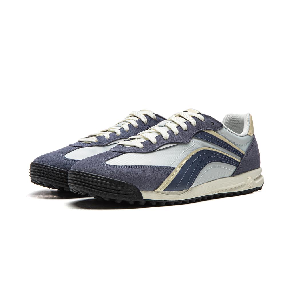 Li Ning Film Slip Resistant, Abrasion Resistant, Lightweight Low top Casual Shoes Men's White Gray AGLW041-2