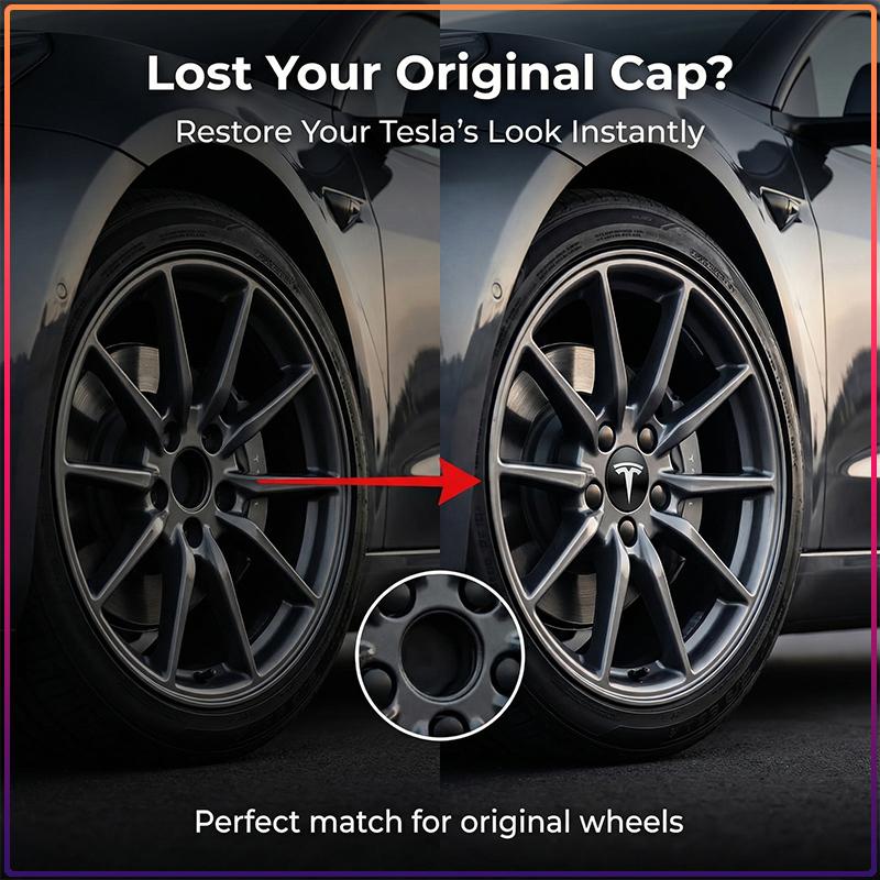 4Pcs 56MM Car Emblem Wheel Center Hub Cap Covers Auto Rim Cover For Tesla Model S Model X Model Y Model 3 Roadster SpaceX Accessory