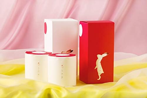 Królik czerwono-białe pudełko prezentowe papier toaletowy chwalony przez sławne osobistości nagroda prezent rodzinny bez papierowej torby 4 rolki (bez torby) Wysoka jakość