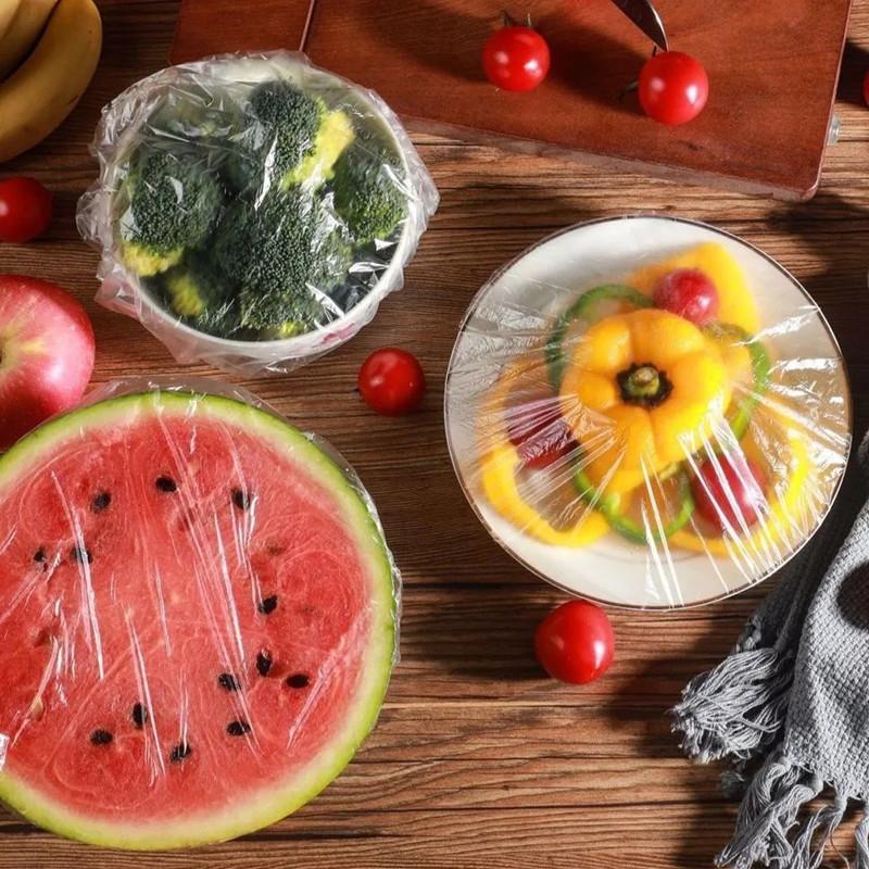 Disposable Durable Clingfilm Cover Food And Fruit Clingfilm Household Refrigerator Kitchen Dustproof Plastic Preservation Cover