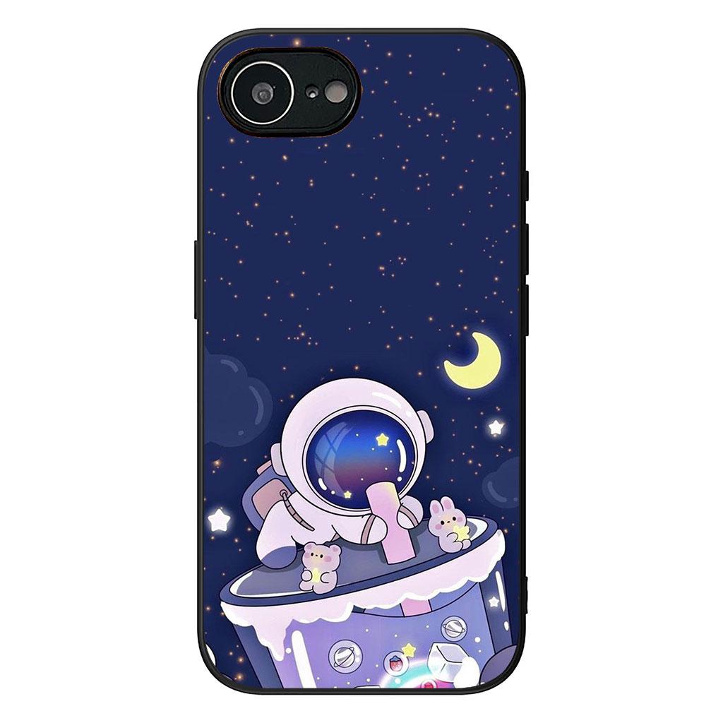 

Cover for Samsung Galaxy A36 A17 A26 A07 A35 A54 A53 A13 A33 A34 S8 S9 S20 S21 FE S10 Plus Case Moon Stars Sky Astronaut Rocket Galaxy A07