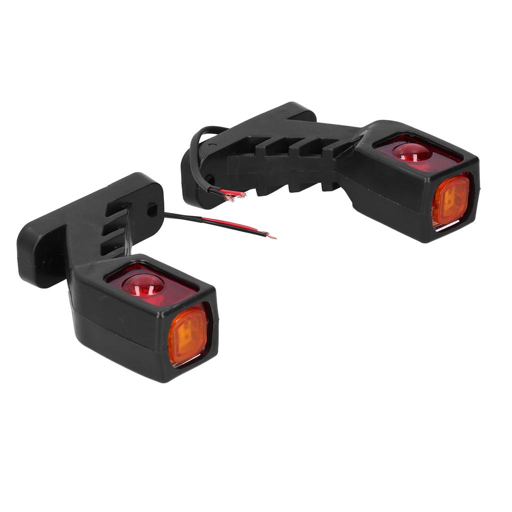 Paar 1224V 9LED Seitenmarkierungsleuchte Gelb Weiß Rot Farben Externe Lampe für LKW Anhänger